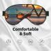 Sunset Beach Hammock Eye Mask | Soft Elastic & Adjustable Sleep Mask for Men & Women - Best Nighttime Comfort - Buy Online on GoSupps.com
