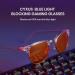 Cyxus Orange Blue Light Blocking Glasses for Men & Women | Reduce Eye Strain & Sleep Better | Gaming Glasses 8056Z76 with Amber Lens - Buy Online on GoSupps.com