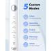 JTF Sonic Electric Toothbrush for Adults | 8 Brush Heads 5 Modes Travel Holder | Rechargeable 2-Minute Timer 45 Days Use - Best International Shipping - Buy Online on GoSupps.com
