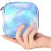Blue Tie Dye Menstrual Cup Pouch & Sanitary Napkin Storage Bag - Period Storage Bag for Women and Teens - Color 9 - Buy Online on GoSupps.com