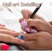Professional 3-Piece Nail Art Brushes Set for Gel Polish - Double Ended Design for DIY Polygels Manicure & Ombre - Fine Liner & Drawing Paint Pen Varnish Tool (8/9/12mm) - Buy Online on GoSupps.com