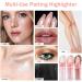 Polvo De Hadas Glitter Highlighter Stick - Long-Lasting Fairy Highlight Powder - Body and Face Glitter Makeup - White Moonbeam - Buy Online on GoSupps.com