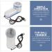 Premium Portable Fabric Shaver & Lint Remover - Ideal for Clothes Sweaters and Furniture | Two Blades & Electrostatic Brush - Buy Online on GoSupps.com