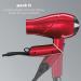 INFINITIPRO BY CONAIR Travel Hair Dryer 1875W Compact Foldable & Perfect for International Travel | Red 2 Piece Set - Buy Online on GoSupps.com