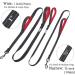 Vivaglory Traffic Handle Dog Leash - 1.8m Reflective Padded Handles Strong Metal Hook - Ideal Training Line for Dogs - Black - Buy Online on GoSupps.com