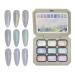 Gel Appliquer par Tapotement | Gel pour D grad de Manucure | Palette De Vernis 9 Couleurs Accessoires Pour Peinture D'Ongles Et Manucure Destin s Aux Professionnels De Mariage D butantes