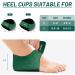 Plantar Fasciitis Heel Protector - Welnove Anti-Slip Heel Cups for Pain Relief | Men's & Women's Size L - Comfort & Support for Achilles Tendonitis & Cracked Heels - Buy Online on GoSupps.com