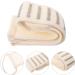 Baluue Exfoliating Wash Cloth Exfoliating Washcloth Towel with Handles Back Cleaner Wash Strap Back Scrubber Washer for Shower Bath - Buy Online on GoSupps.com