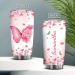 Personalized Butterfly Tumbler - Stainless Steel 20oz/30oz - Gift for Women, Girls, Friend - Custom Gift for Spirit Animal Lovers - Birthday/Christmas - Style 5 - Buy Online on GoSupps.com
