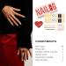 NAILOG Semi Cured Nail Strips - 20 Extra Long Polish Stickers for Glossy & Long-Lasting Nails in Golden Pearlescent Glitter - Bonbon - Buy Online on GoSupps.com