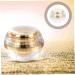 minkissy Cream Bottle Mini Cosmetic Container Body Cream Jars Cosmetic Water Bottle Lotion Jars with Lids Empty Sample Container Cosmetic Samples Container Glass Abs Liner Travel Skin Care 7.1X6X6CM Golden - Buy Online on GoSupps.com