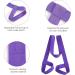 Adjustable 3Pc Yoga Mat & Roller Skate Carrier Strap | Ideal for Skiing, Snowboarding, Ice Skates & Rollerblades - Buy Online on GoSupps.com