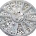 Bodhi200 0 1 Wheel Nail Art Decoration Mini Ocean Accessories Silver Seashell Conch Mixed Size 3D Manicure Accessory