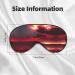 SSIMOO Red Sky at Night Starry Sleep Mask | Adjustable Breathable & Fashionable Eye Mask for Comfortable Sleep - International Shipping Available - Buy Online on GoSupps.com