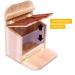 TRIXES Squirrel Feeding Station - Natural Wood, Opening Roof for Garden Wildlife - Buy Online on GoSupps.com