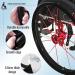 Silicone Wheelchair Push Rim Covers(22/24 Inch) Wheelchair Pusher Cart Ring Protective Sleeve Non-Slip Multiple Colour Choose Can Be Used in Different Environments 24inch Black 24inch Black - Buy Online on GoSupps.com