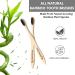 Bamboo Toothbrush Pack of 6 | Ultra-Soft Charcoal Bristles | Eco-Friendly Biodegradable & Natural Oral Care - Buy Online on GoSupps.com