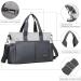 ROYAL FAIR Grey Nappy Changing Bag for Mom and Dad | Portable Diaper Bag with Pram Clips | Maternity Travel Tote Bag - 40x28x12.8 CM - Buy Online on GoSupps.com
