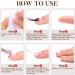 AIMEILI 5 in 1 Rubber Base Gel - Sheer Color Gel Nail Polish | 10ml Elastic Rubber Base Coat for Nail Strength and Rhinestone Adhesion - Buy Online on GoSupps.com