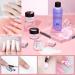 Morovan Acrylic Nail Kit: Glitter & Carving Powder Set for French Acrylic Nails - Complete Professional Practice Hand Nail Kit for Beginners - Buy Online on GoSupps.com