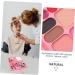 FOMIYES 3pcs 33 Makeup Palette Eyeshadow Kids Makeup Pallet Pink Eye Shadow Pan Cosmetic Bag Make up Girl - Buy Online on GoSupps.com
