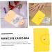Mikinona 2pcs Nail Art Card Holder Plate Holder Nail Plate Organizer Bag Stamping Plates Organizers Stamping Plates Storage Bag Nail Stamp Nail Art Stamper Pouch Pu Embossed Photo Album Yellow 14.5X9.5X1.8CM - Buy Online on GoSupps.com