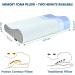 Polovo Memory Foam Pillows Neck Pillow Bed Pillow for Sleeping - Blue&grey - Buy Online on GoSupps.com