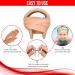 Splaqua Swimming Nose Clip with String - Soft Latex Plugs for Kids and Adults - Neutral Beige, 1 Pack - Buy Online on GoSupps.com