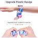 UooMoo Tie Dye Scrunchie Elastic Band for Fitbit Versa - Blue & Pink | Replacement Wristband for Versa Series 6, Versa 2, Versa Lite - Elastic Hair Wristband - Buy Online on GoSupps.com