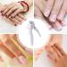 QXSJEDYCH Nail Clippers Ergonomic Design Portable and Durable Fake Nail Scissors Plastic U-Shaped Scissors French Nail Clippers Nails - Buy Online on GoSupps.com