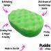 Monkey Farts Exfoliating Soap Sponge - 250g - Moisturising Shea Butter - Fruity Scent - Vegan Friendly - Puddle of Wax - Made in The UK - Buy Online on GoSupps.com