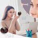 Crane Bird Print Contact Lens Travel Kit | Cute & Portable Contact Box with Mirror for Daily Use - Shop Internationally - Buy Online on GoSupps.com