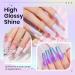 SUPWEE Pearl Gel Nail Polish Set - 6 Colors Pearlescent Glitter Shimmer Mermaid Gel Polish for Nail Art - Soak Off UV Gel Manicure Kit - Buy Online on GoSupps.com