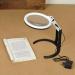 Portable Magnifiers Folding 2 Times/5 Times High-Definition Hand-Held Lamp with a Rechargeable Desktop Full of Stars - Buy Online on GoSupps.com