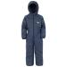 Trespass Kids' Waterproof Drip Drop Outdoor Rain Suit 2-3 Years Navy Blue