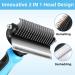 ACKZOT Undercoat Rake for Dogs & Cats - 2 in 1 Dematting Comb & Deshedding Brush - Gently Removes Loose Undercoat, Mats, and Tangled Hair - Blue - Buy Online on GoSupps.com