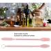 Telescopic Silicone Spatula Pink Reusable Jar Scraper Retractable Mini Makeup Spatula Spoon Set for Cosmetics - Buy Online on GoSupps.com