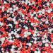 Red White and Black Blood and Mayhem Halloween Sprinkles Edible Cake Decorations cake topper sprinkles (60g) - Buy Online on GoSupps.com