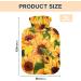 Watercolor Sunflower Heat Bottles | 2L Warming Bags for Pain Relief - Neck & Shoulder Comfort - Buy Online on GoSupps.com
