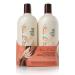 Bain de Terre Ultra Hydrating Shampoo and Conditioner | Coconut Papaya | Overly Dry Damaged Hair | Argan & Monoi Oils | Paraben Free Shampoo & Conditioner Duo Set 33.8 Fl Oz (Pack of 2)