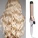 Professional 32mm Hair Curling Iron - Portable Ceramic Curler Wand for All Hair Types | Negative Ion Technology - Buy Online on GoSupps.com