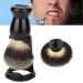 Professional Acrylic Shaving Brush Holder for Beard Brush - Durable Black Shaving Tools Set - Buy Online on GoSupps.com