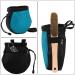 ZENFUN 2 Pack Climbing Chalk Bags with Zippered Pockets - Red Blue, Adjustable Belt, Drawstring Rock Climbing Bucket - Ideal for Climbing, Weightlifting, Gymnastics - Buy Online on GoSupps.com