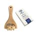 Woodure immediate self -massage waist thighs leg hands full body scooter tool massage device DIY Maderotherapy pure pear wood light (rocky)