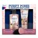 Bior Rose Quartz Charcoal Face Wash Cleanser & Pore Refining Scrub Bundle Pack - Buy Online on GoSupps.com