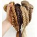Hair Bun 20 Inch Fishbone Braid Ponytail Hair Extensions Synthetic Bun with Drawstring Hair Comb Ponytail Braided Ponytail Hair Extension Hair Piece (Color : #60) - Buy Online on GoSupps.com