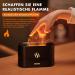 Aroma Diffuser with Flame Effect | 180ml Humidifier for Essential Oils - Black - Buy Online! - Buy Online on GoSupps.com