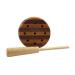 The Grind Cooker Pot & Peg Slate Turkey Call, Walnut/Maple Woods with Slate Top Pot Turkey Call, Brown