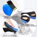 SSRIVER Pet Grooming Glove - Gentle Deshedding Brush for Dogs, Cats, Horses - Efficient Hair Remover Mitt - Massage Gloves - Blue - One Size Fits All - Buy Online on GoSupps.com