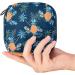 Sanitary Napkin Storage Bag | Period Bag for Women & Teen Girls | Pineapple Leaves Pattern | Menstrual Cup Pouch & Nursing Pad Holder - Multicolor - Buy Online on GoSupps.com